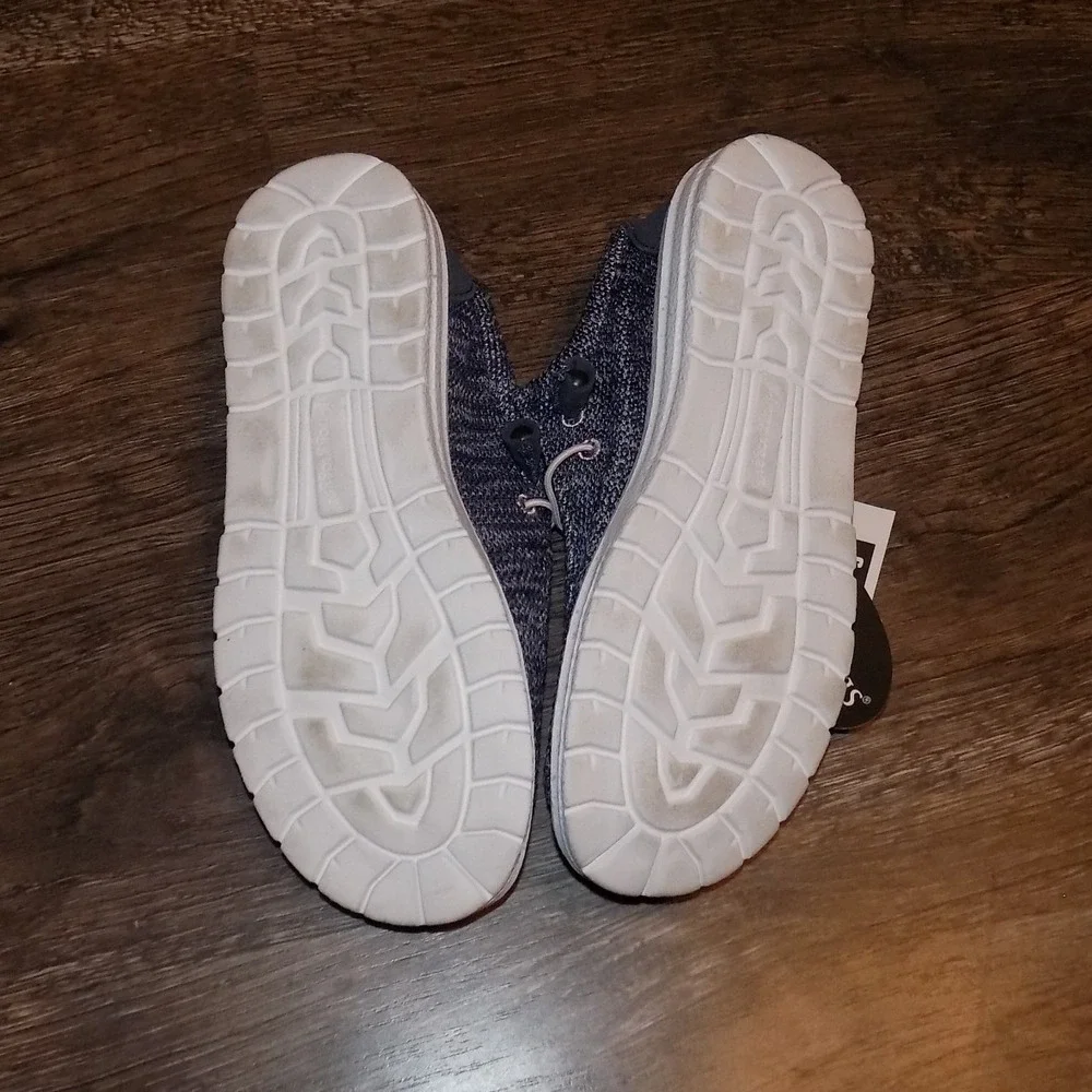 Frogg‎ Toggs Java 2.0 Shoes Women Size 9 Navy Ombre NEW Slip On Knit Loafers
